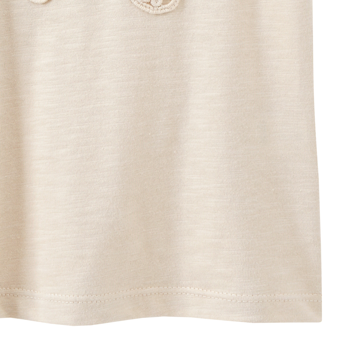 Topomini Baby T-Shirt mit Schmetterling beige