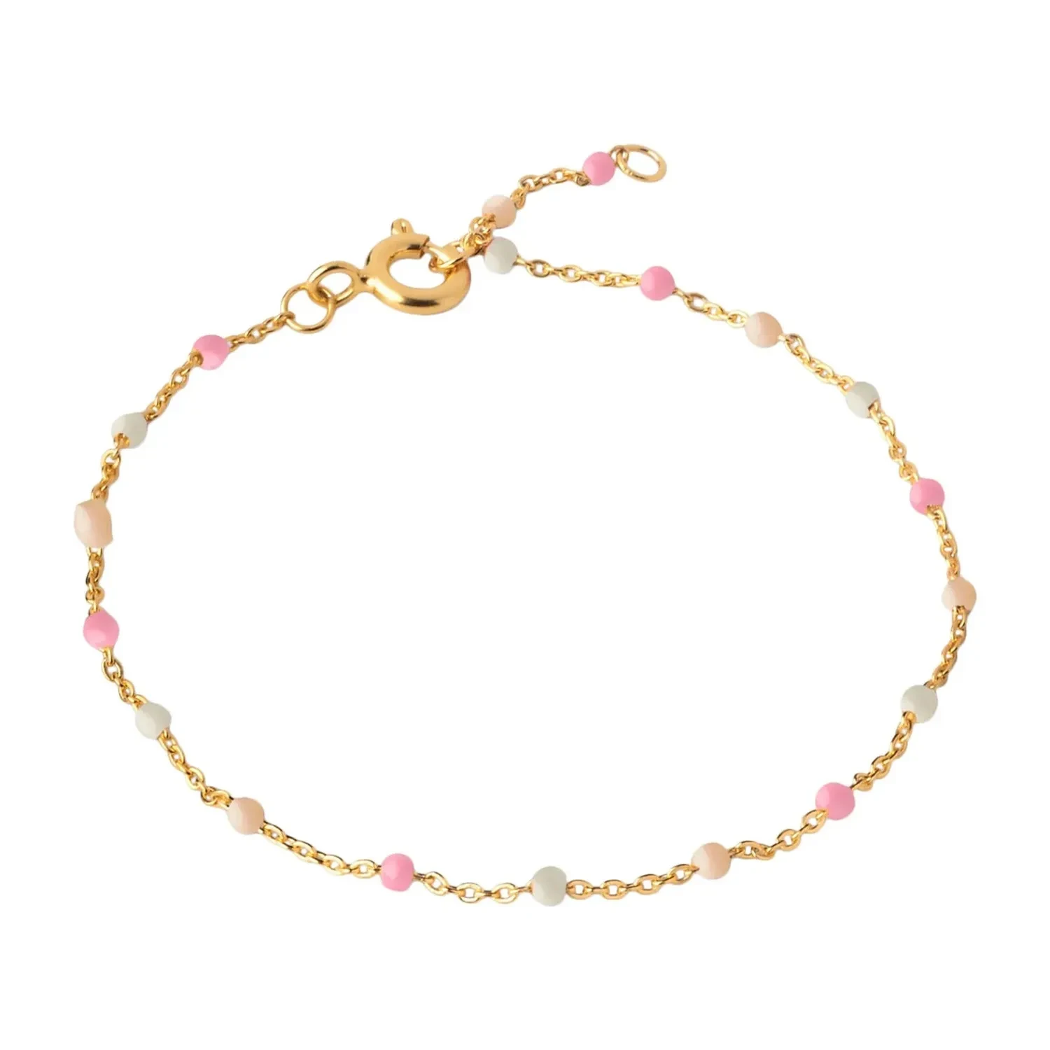 Enamel Lola Tropical Armbånd 18 kt. Forgyldt Sølv B66G_2-4
