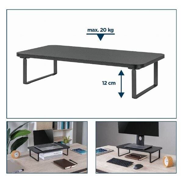 Stativ til computerskærm i kompakt design