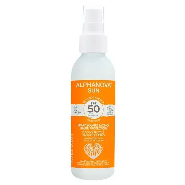 Alphanova Sun Spray Solaire SPF50 Bio 125ml