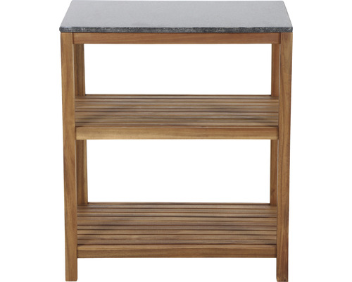 Buitenkeuken Siena Garden 75 x 52 x 87 cm Hout Steen Antraciet