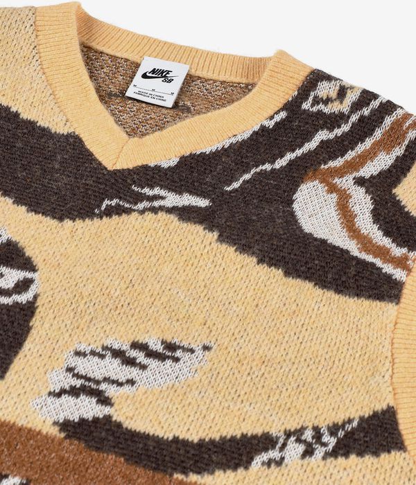 Nike SB Snake Sweatshirt (celestial gold light british tan)