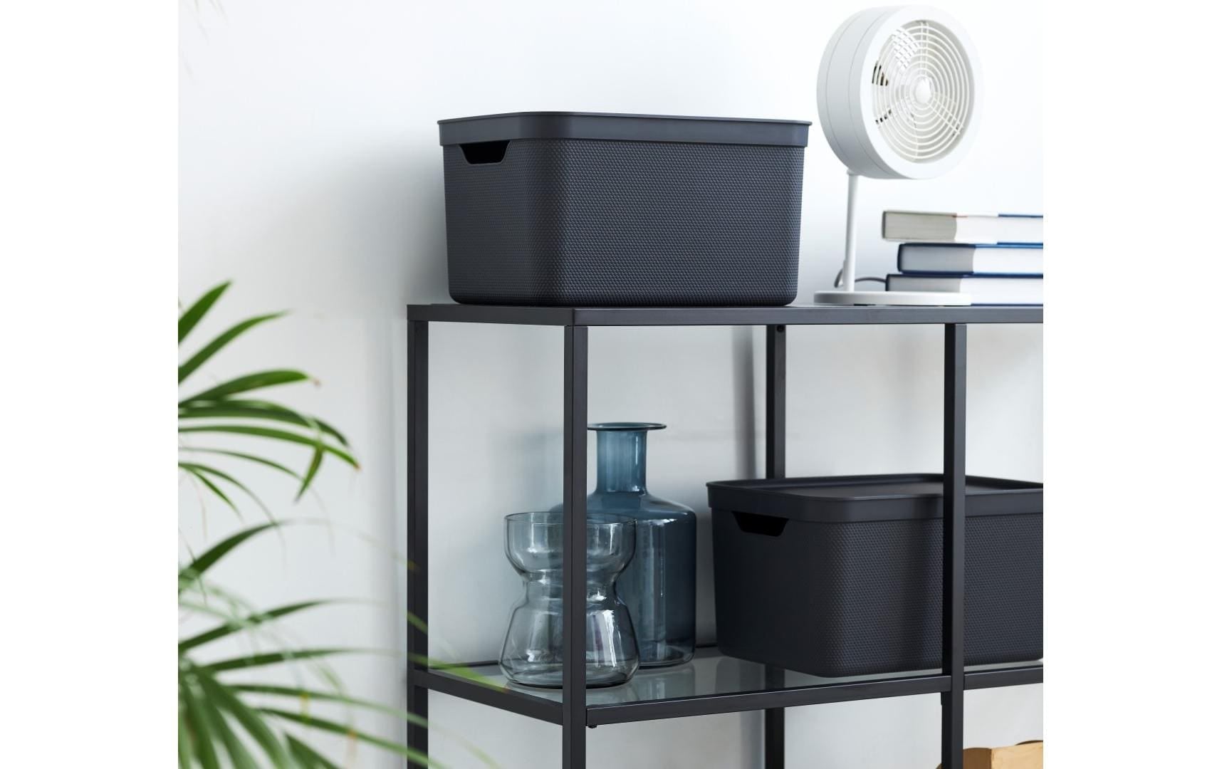 ROTHO Aufbewahrungsbox »3er-Set black A4 JIVE«