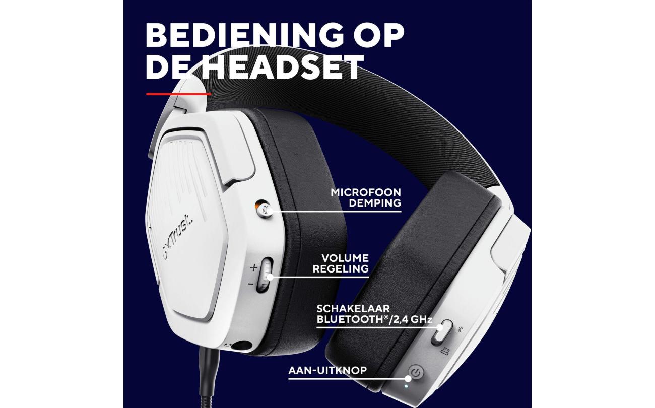 Trust GXT493W Carus Wireless Headset Wit
