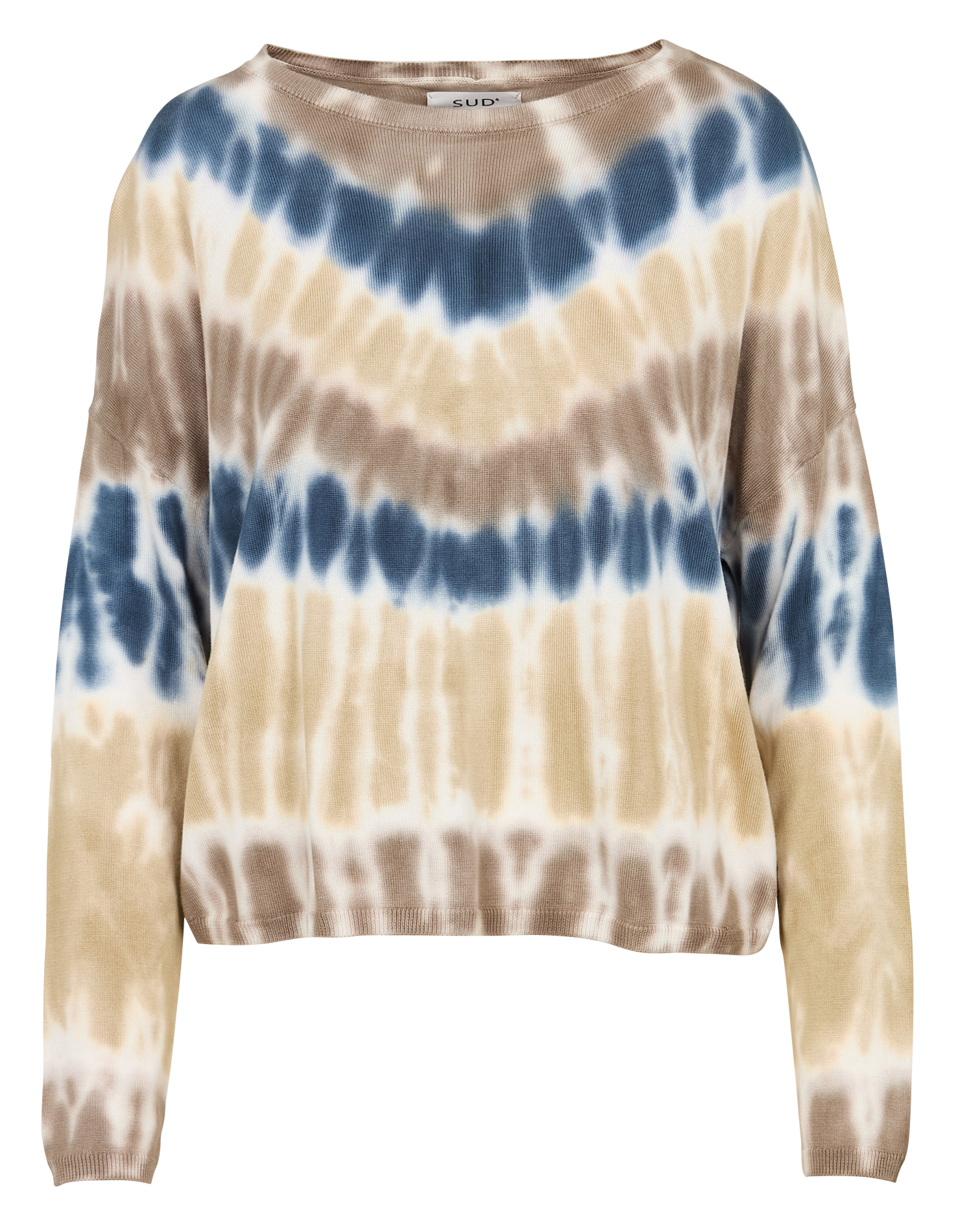 MAPIOU - Sweat ample imprimé en coton mélangé | Vert