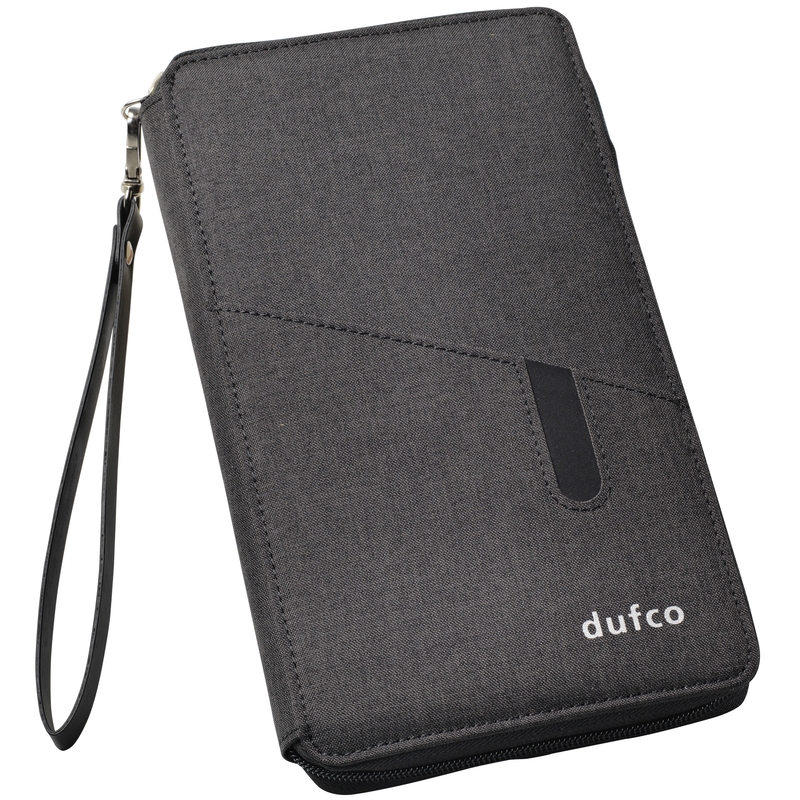 Dufco Reisemappe mit Powerbank, anthrazit