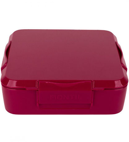 MontiiCo Brotdose m. 5 Rum - Bento Plus - 1.3 L - Purpur