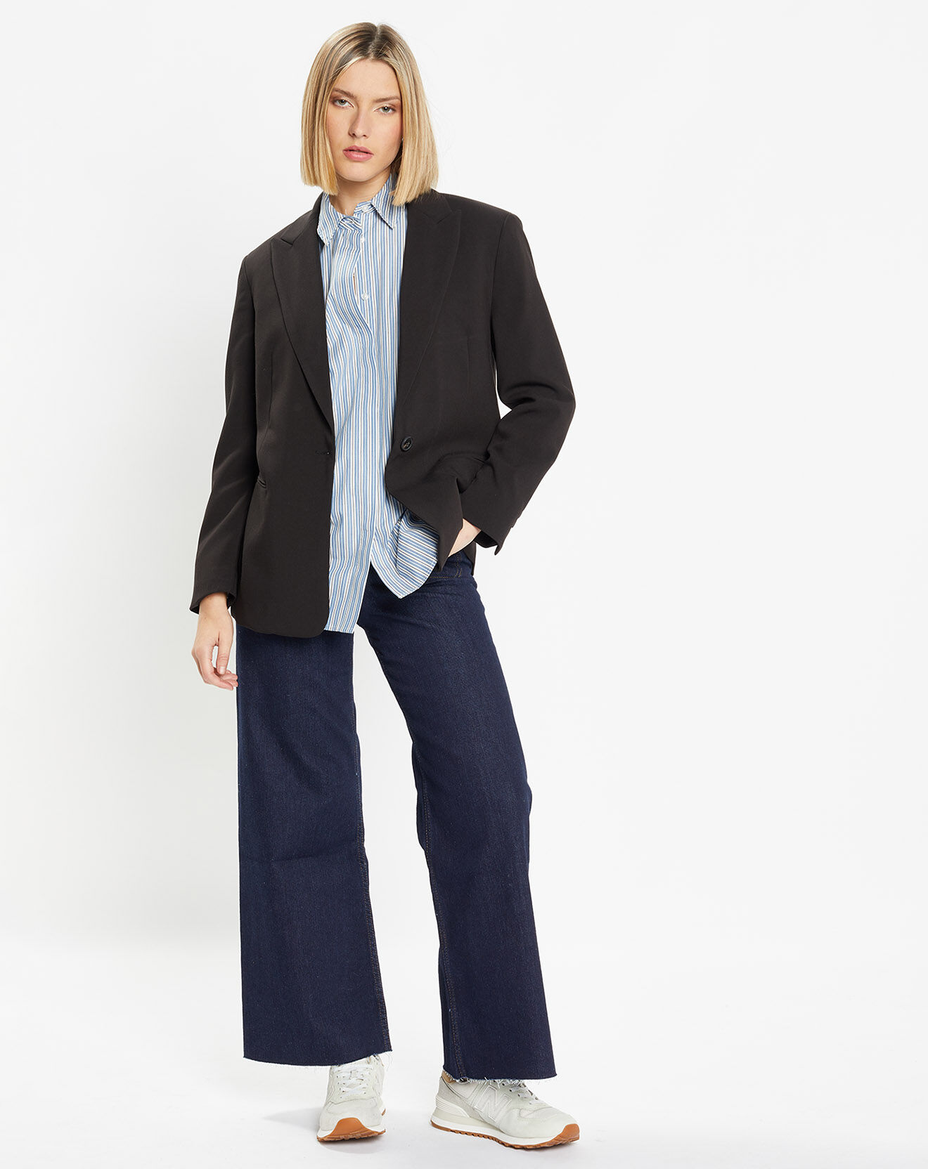 Galeries Lafayette Veste blazer cintrée Paul noire