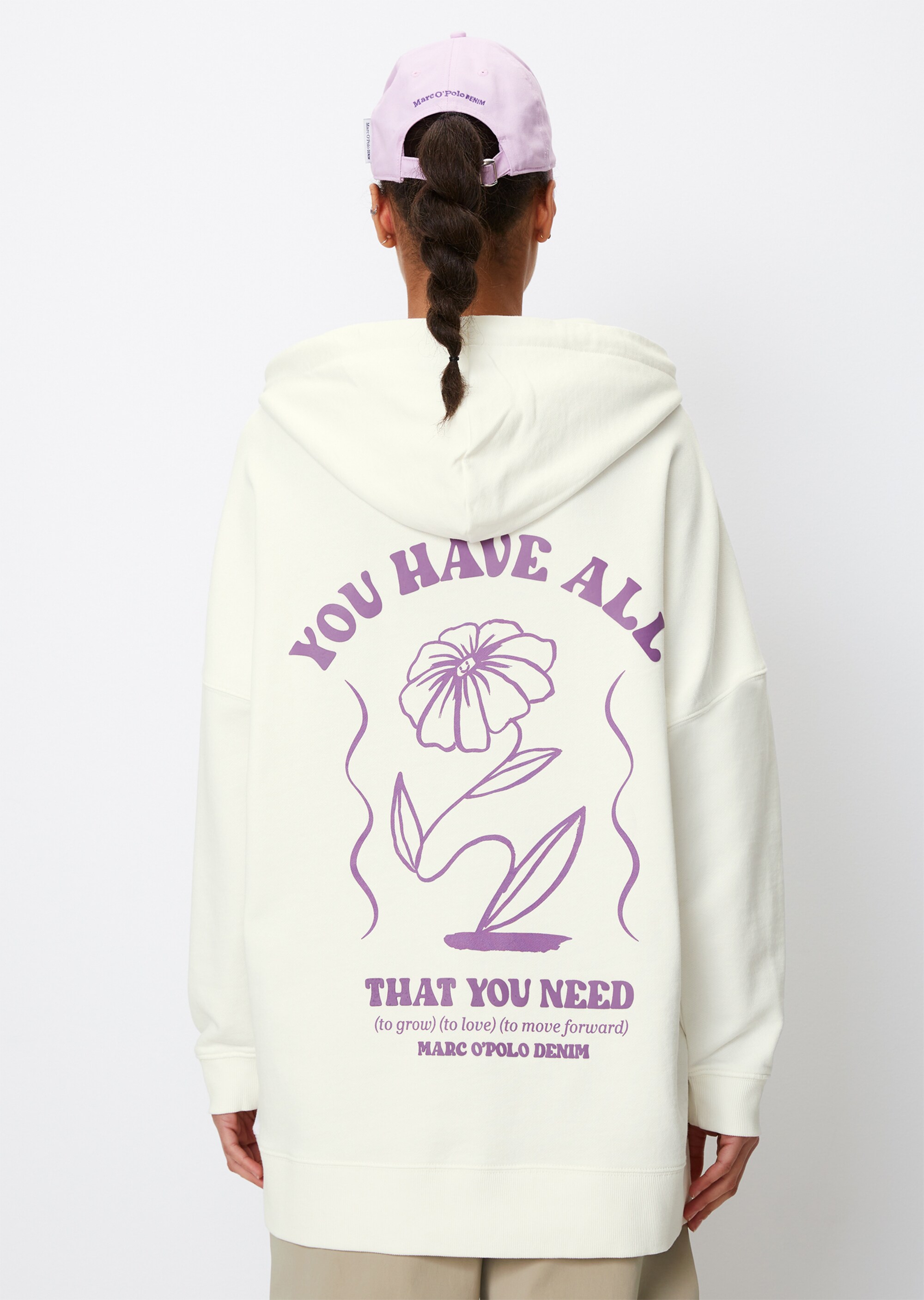 Hoodie oversizedaus Organic Cotton