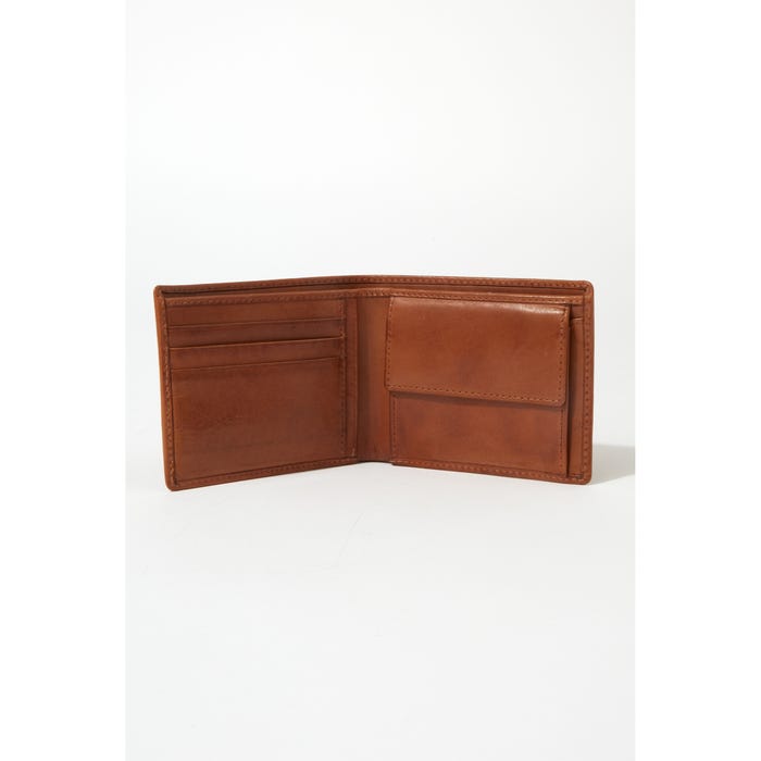 Veritas-Portefeuille leder flap