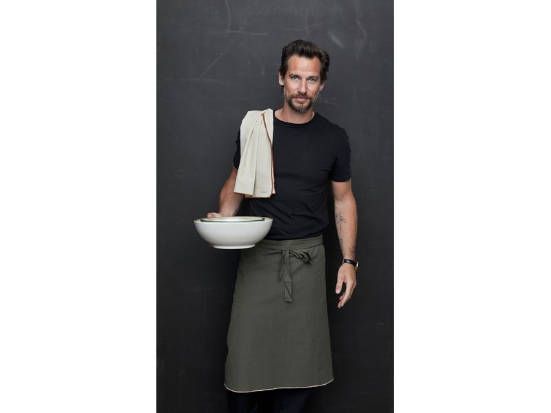 Södahl Kochschürze Organic 70 x 108 cm, Olive Organic Bistroschürze