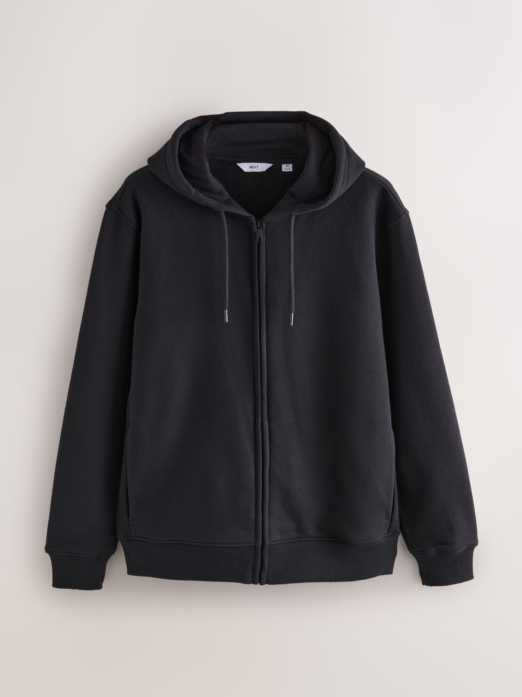 Zwart/grijs gemêleerd - Cotton Rich Heavyweight Jersey Full Zip Hoodies 2 Pack