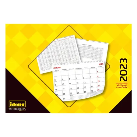 Idena Bürokalender Idena Monatsterminplaner 2023