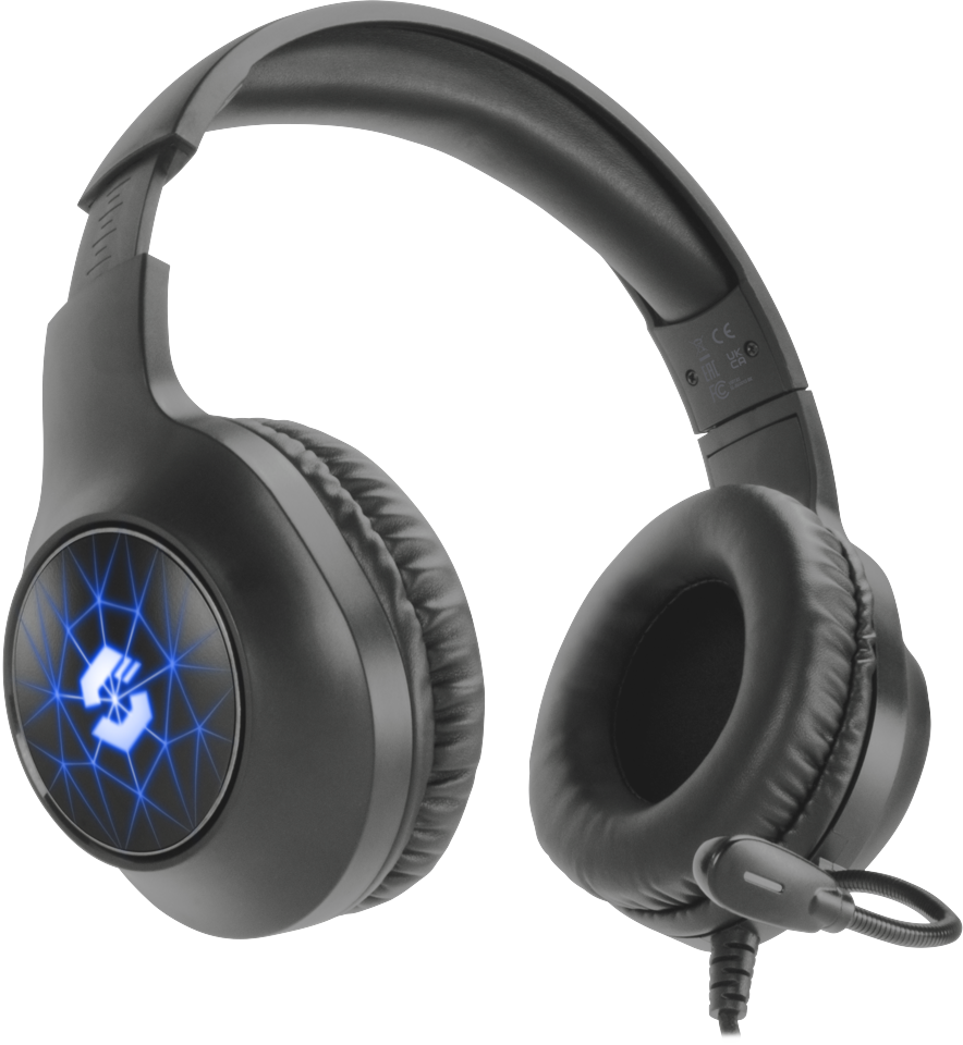 Speedlink - VIRTAS Illuminated 7.1 Gaming Headset, sort