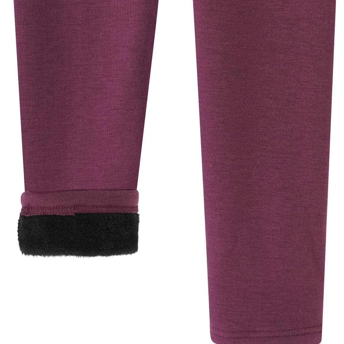Topolino Mädchen Thermo-Leggings unifarben bordeaux
