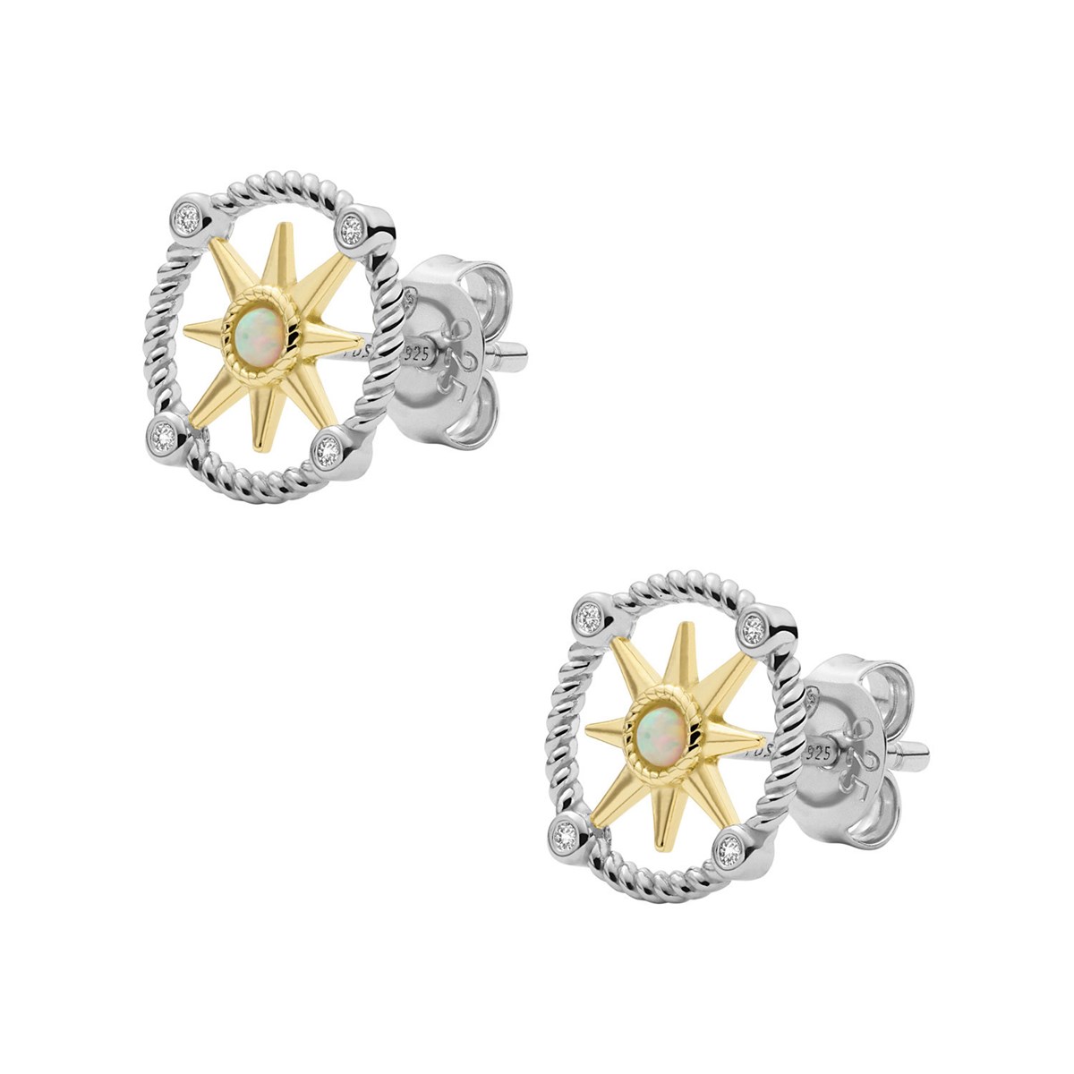 Clous d'oreilles Fossil Elliott Compass