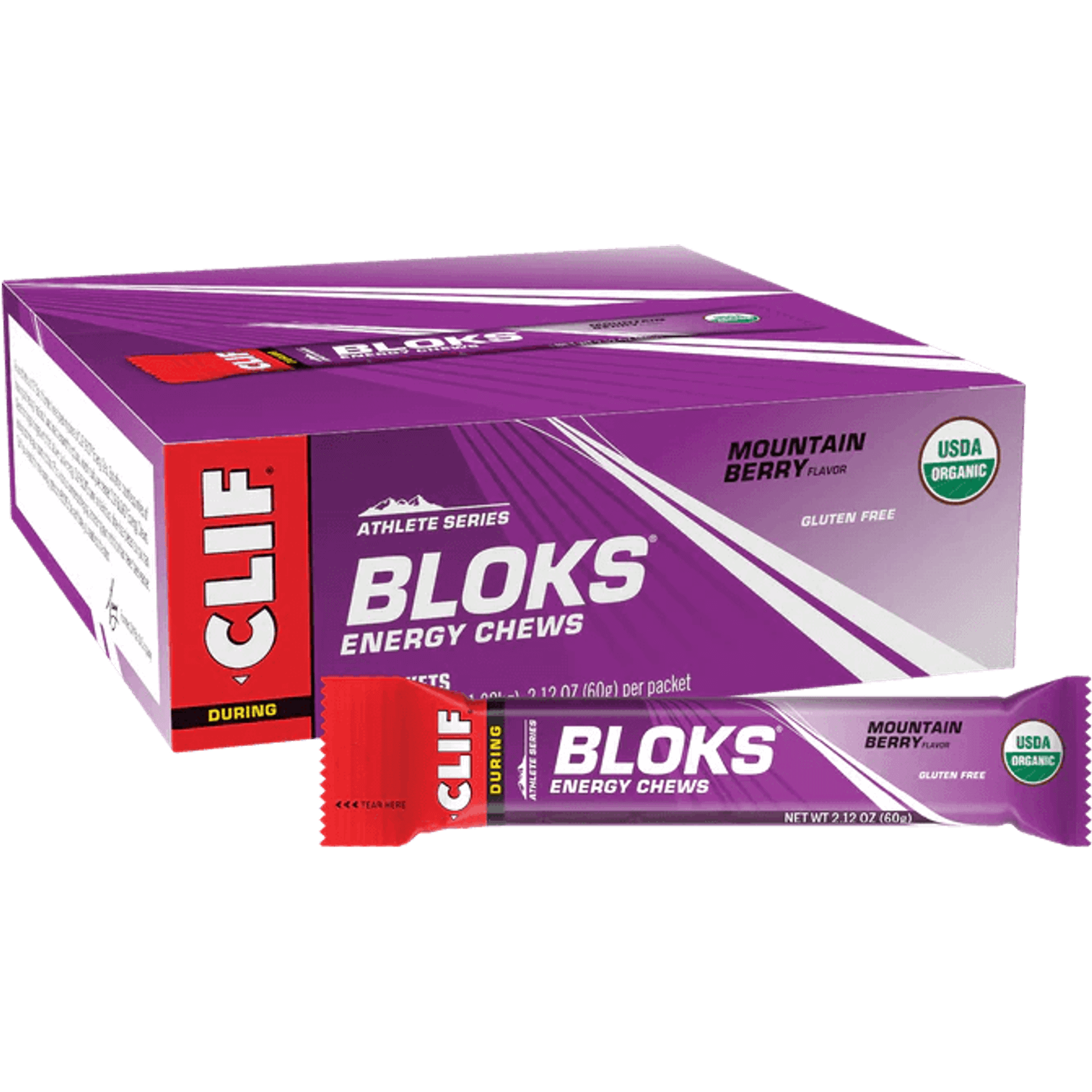Clif Bar Bloks Energy Chews 18 Stuks Voordeelverpakking