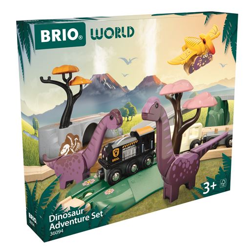 BRIO Dinosaur Togbanesæt