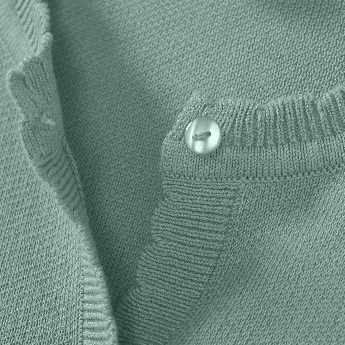 Yigga Mädchen Cardigan mit Knopfleiste salbei