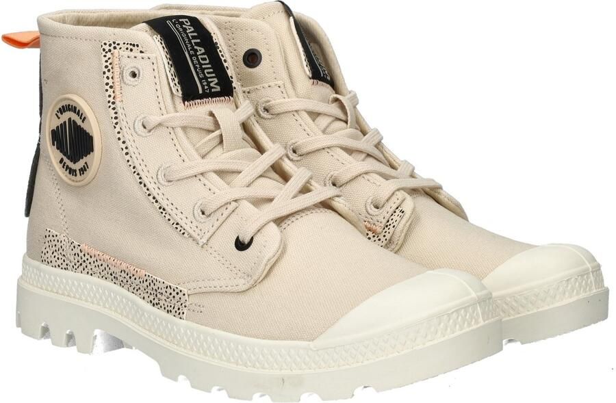 Palladium PAMPA UNDERLAYER Volwassenen Half-hoge schoenen Wit beige