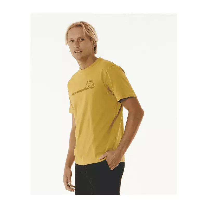 Teeshirt RIPCURL Search Trip Tee Mustard M