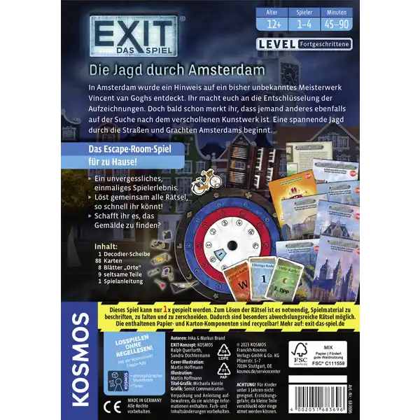 EXIT® - Das Spiel: Die Jagd durch Amsterdam