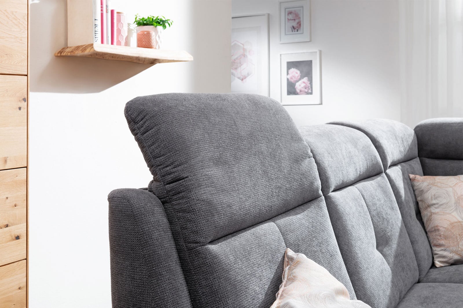 Garnitur Hamburg, Taupe, 250 x 215 cm