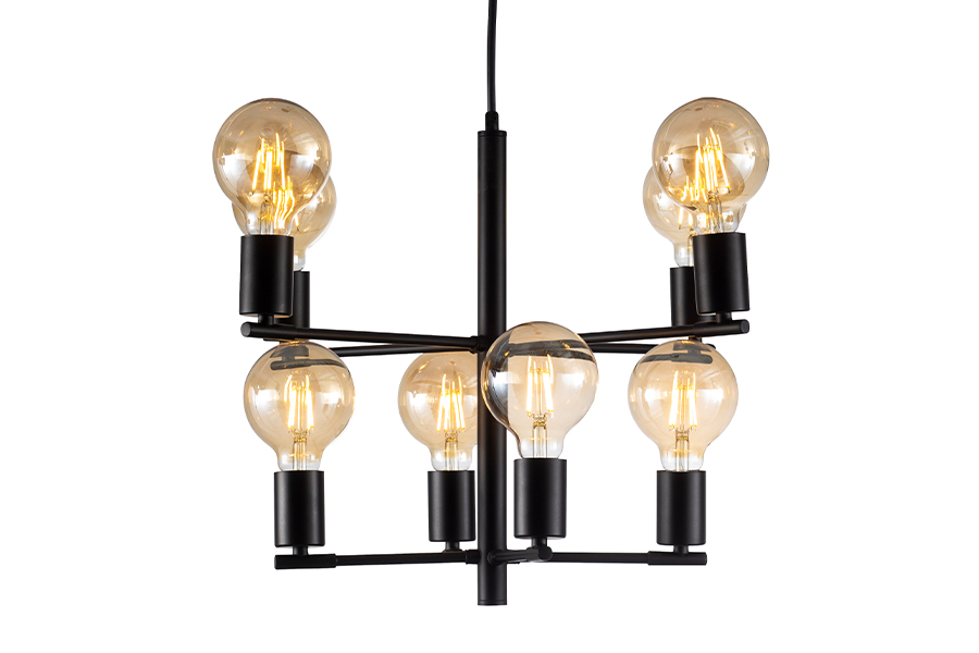 Level taklampe Bredde 58cm maks 8x42W E27