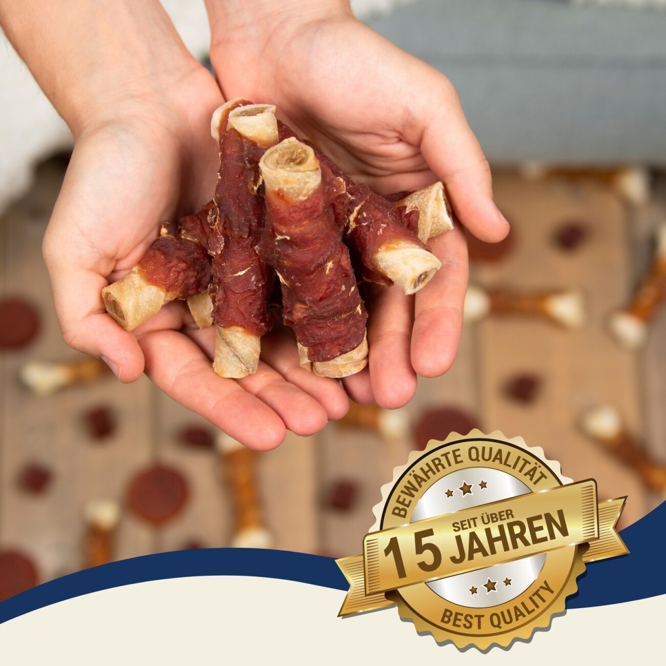 Lyra Pet Kaurollen mit Entenbrust natur 1 kg