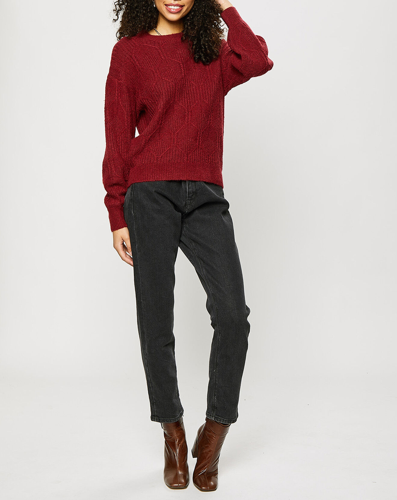 Esprit Jean court authentique en coton biologique Slim gris moyen