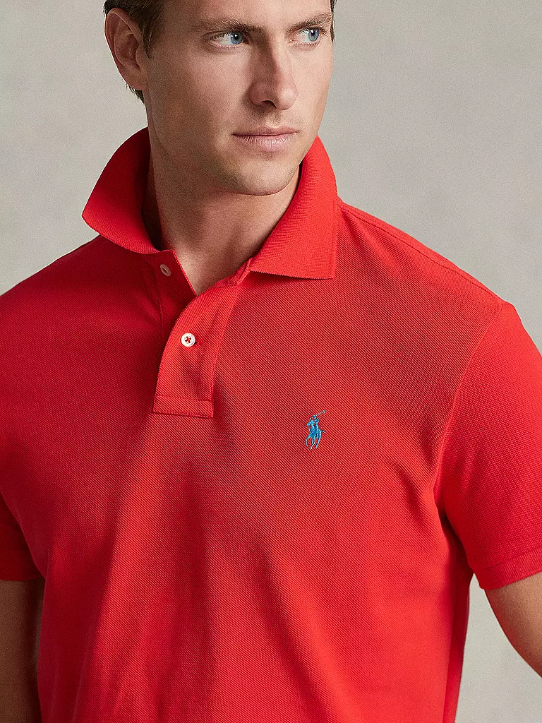 POLO RALPH LAUREN Poloshirt Custom Slim Fit rot