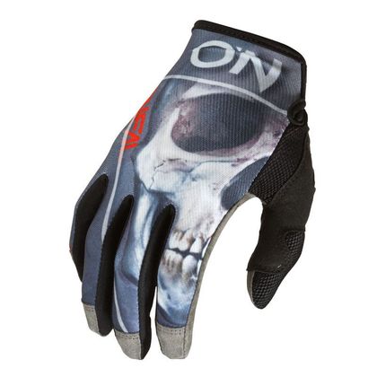 Gants cross O'Neal MAYHEM - BONES V.22 - BLACK RED 2024 - Noir / Rouge
