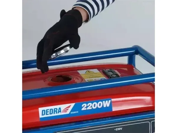 DEDRA DEGB2510, 2000 W, 230 V, 15 L, Benzin, Vejledning, 50 Hz