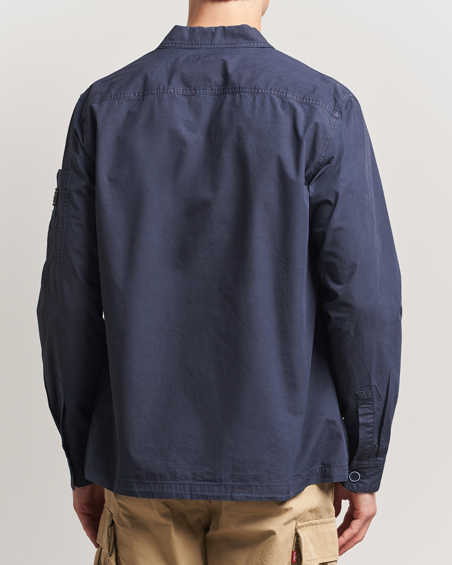 Barbour International Kenneth GD Overdye Overshirt Navy