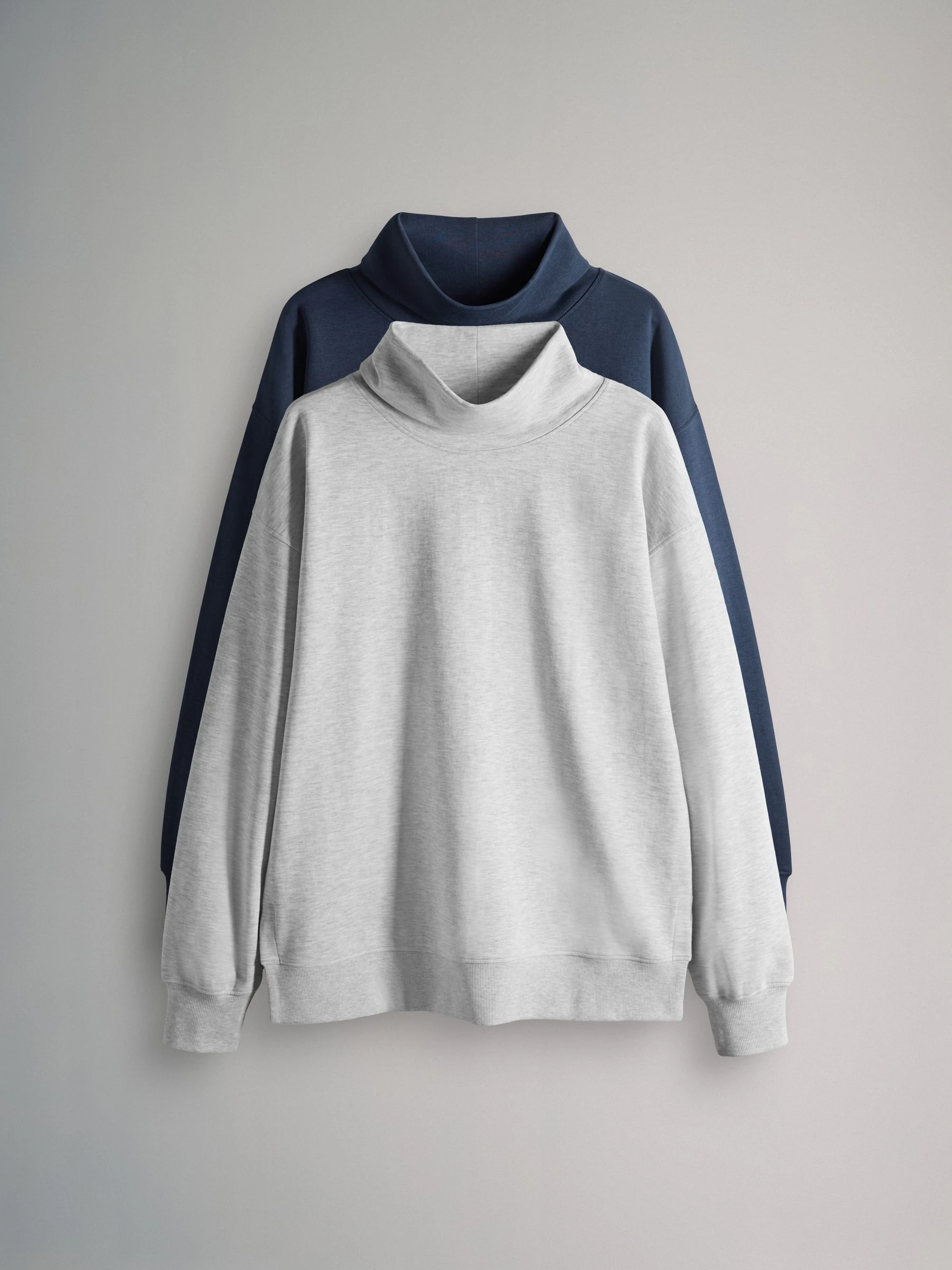 The Set 2 Pack Cowl Neck Long Sleeve Sweat Tops
