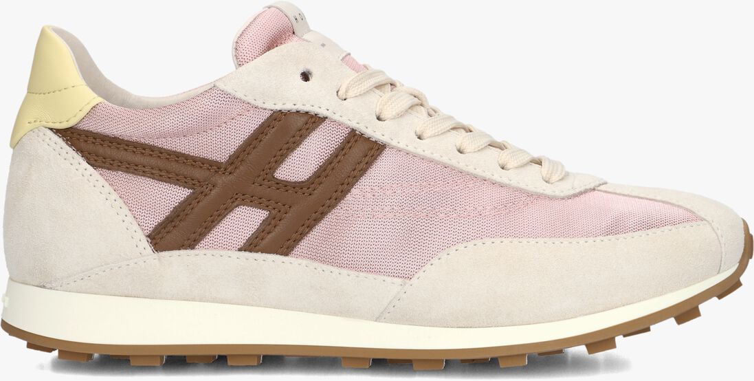 roze hogan lage sneakers h699 allacciato h