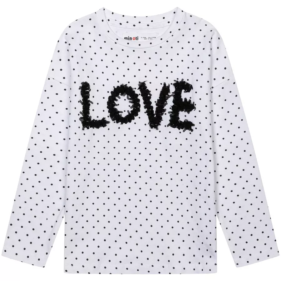 MINOTI Longsleeve Cremeweiß