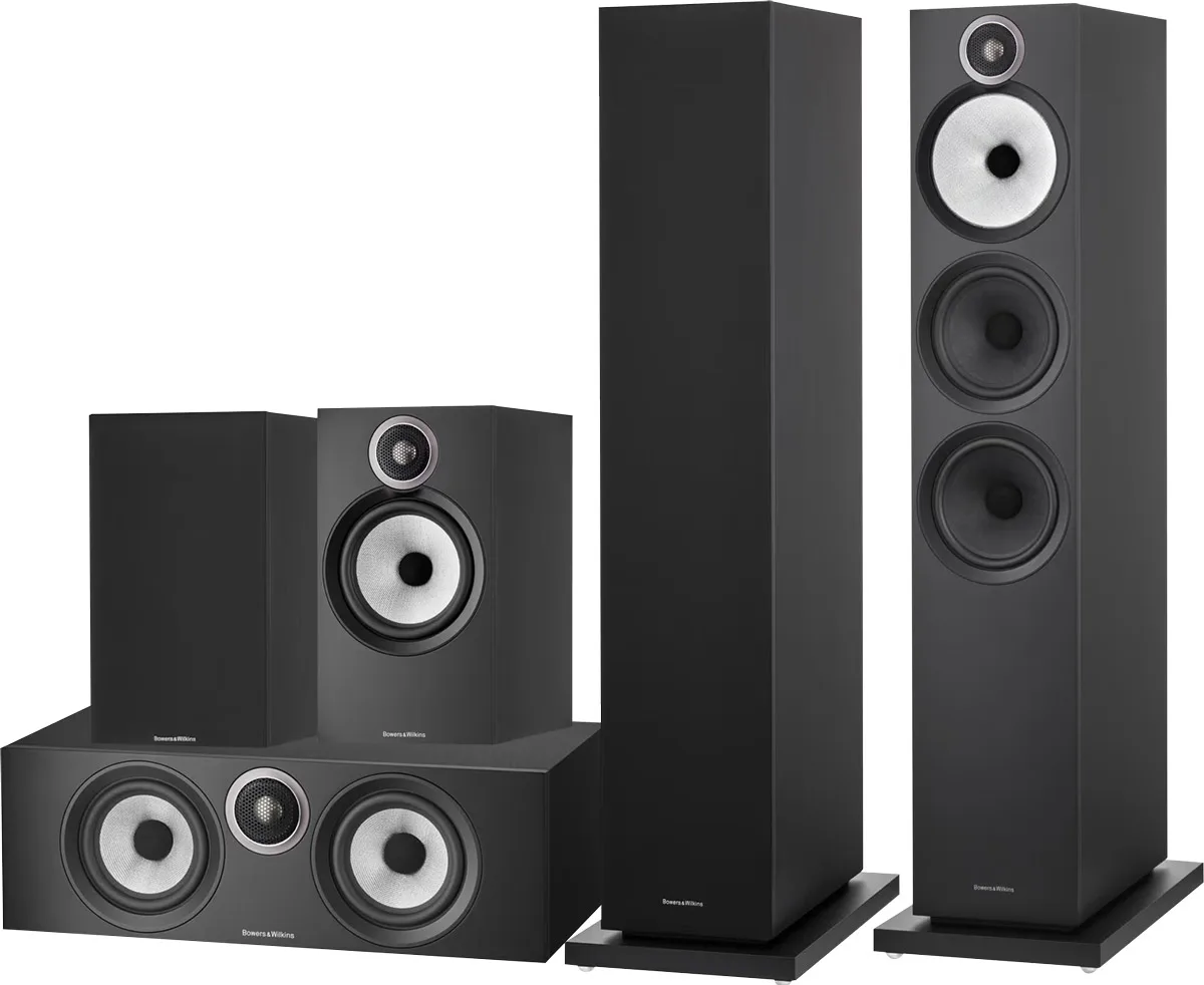 Pack d'enceintes home cinema Bowers & Wilkins 603 S3 HCM Noir mat Packs enceintes grand spectacle