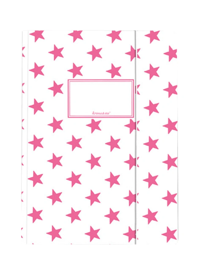 Sammelmappe STERNE A4 in pink