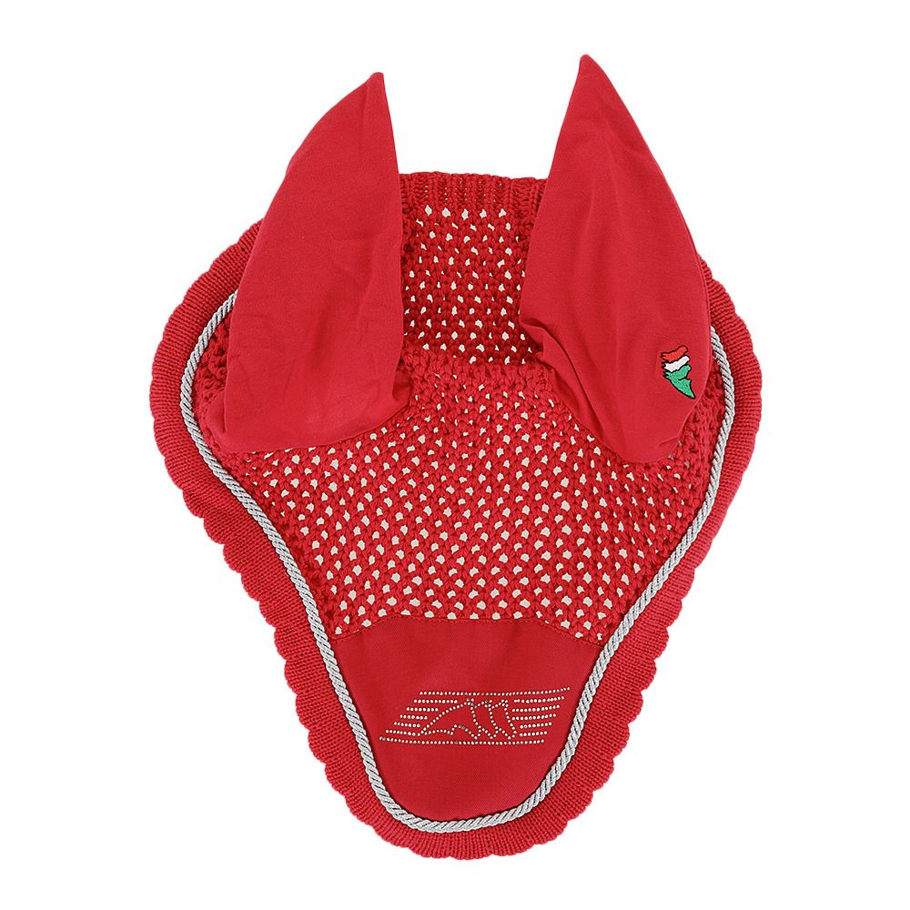 Equiline BIRCK - Bonnet anti-mouche rouge vermillon