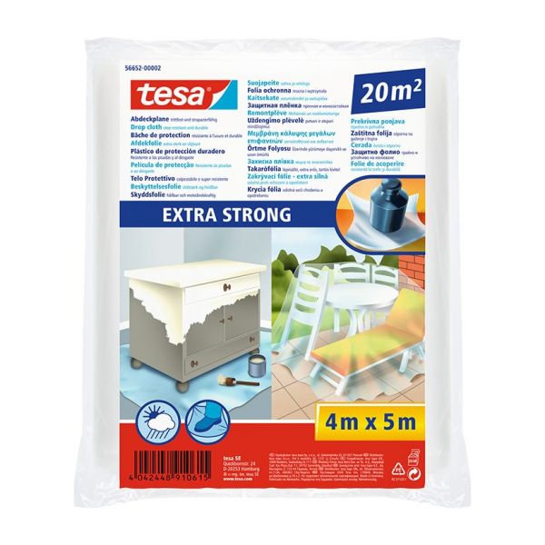 Tesa Plástico de Proteção 20 M2. Extra Forte