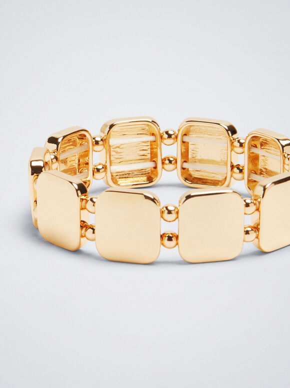 Pulseira elástica dourada - Dourada