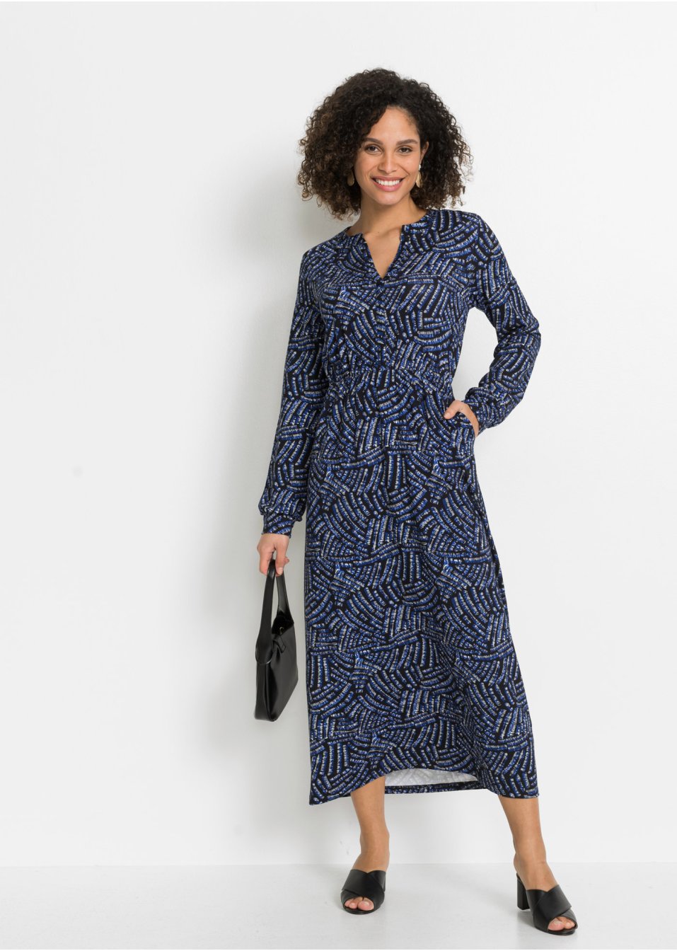 Robe longue imprimée