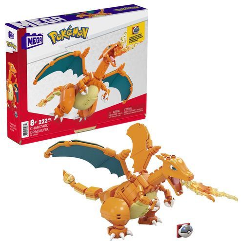 MEGA Pokémon Charizard - 222 blokken - Bouwstenen