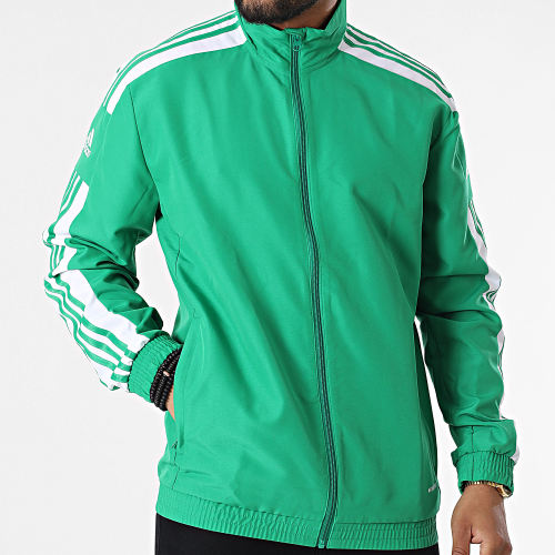 Veste Zippée A Bandes GP6447 Vert