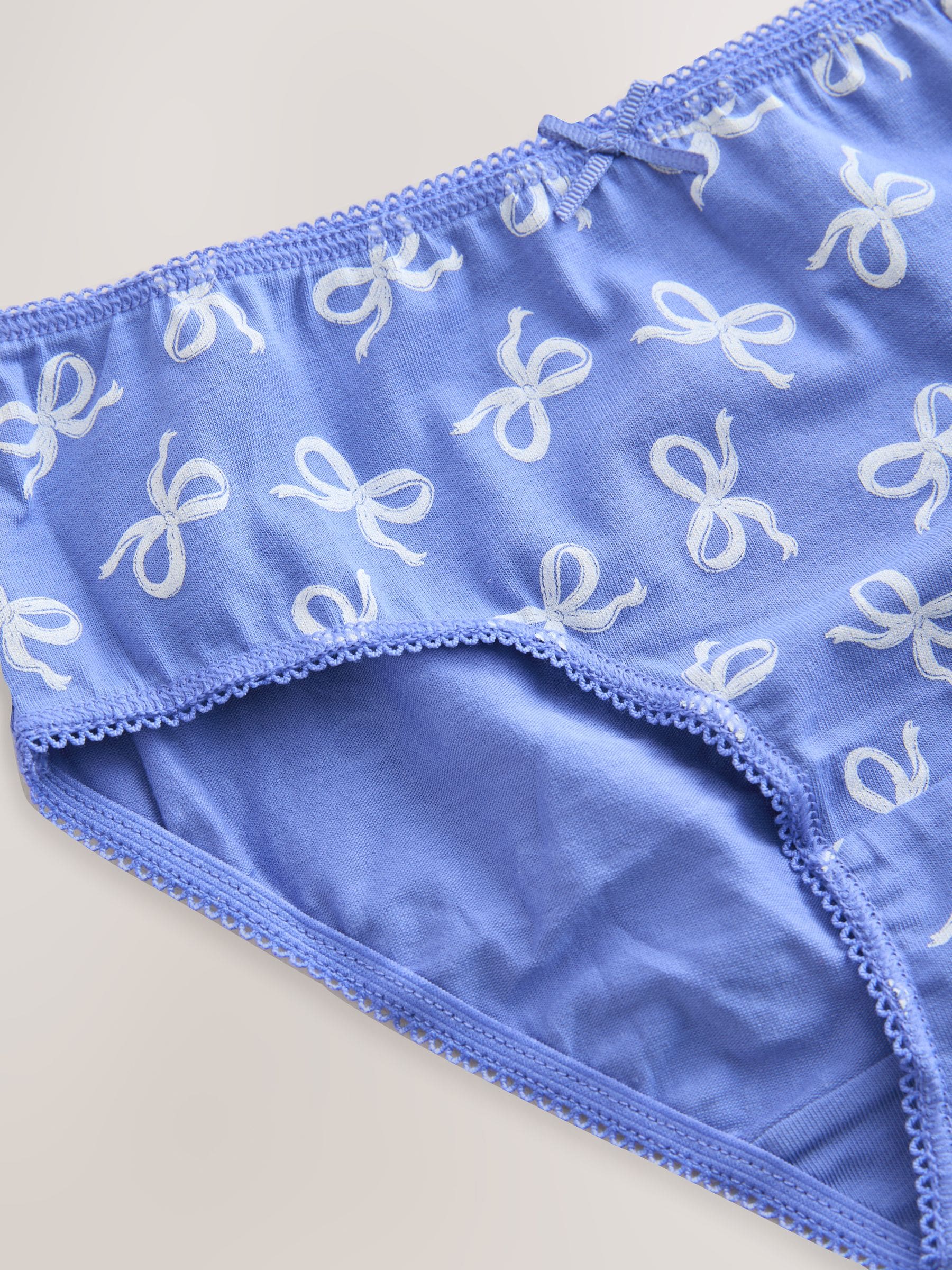 Blauw - Verpakking van 10 onderbroeken (1,5-16 jr)