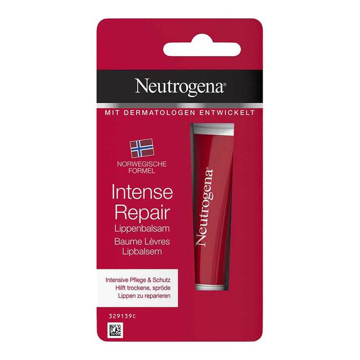 Neutrogena norwegische Formel Intense Repair Lippenbalsam, 15 ml