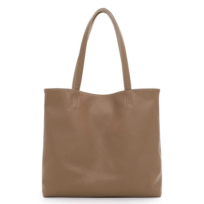 Emily & Noah Eva Bag in Bag Reversible Shopper Taupe