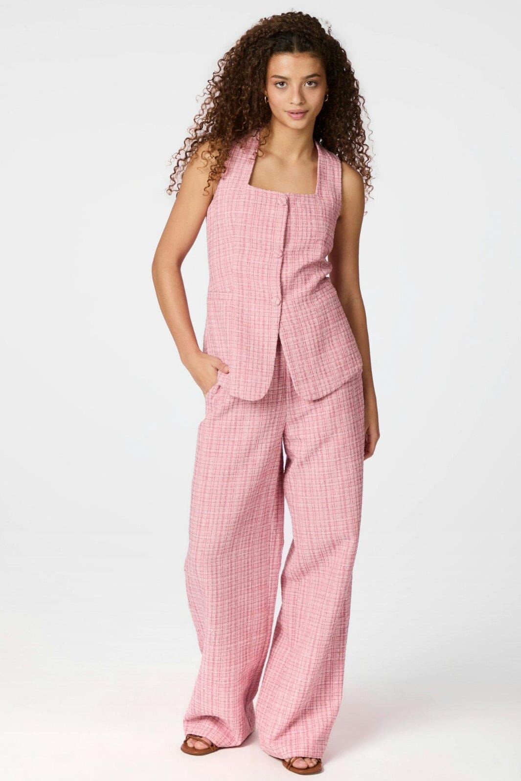 Neo Noir Emmett Glitz Boucle Pants 165071