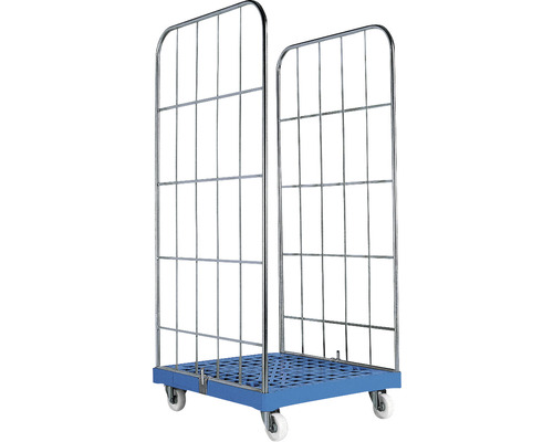Logistieke box CL 2 met 2 zijwanden en wielvergrendelingen, 500 kg